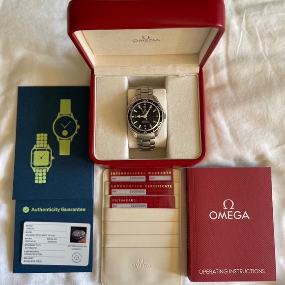 Omega Other - Omega Seamaster Planet Ocean 600 Ref. 22005000 Cal. 2500 Co-Axial 8.25” Bracele